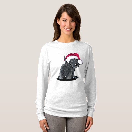 KiniArt Scottish Moon Santa T-shirt (Voorkant volledig)