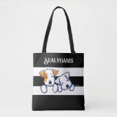KiniArt Sealyham Terriers Canvas tas (Voorkant)