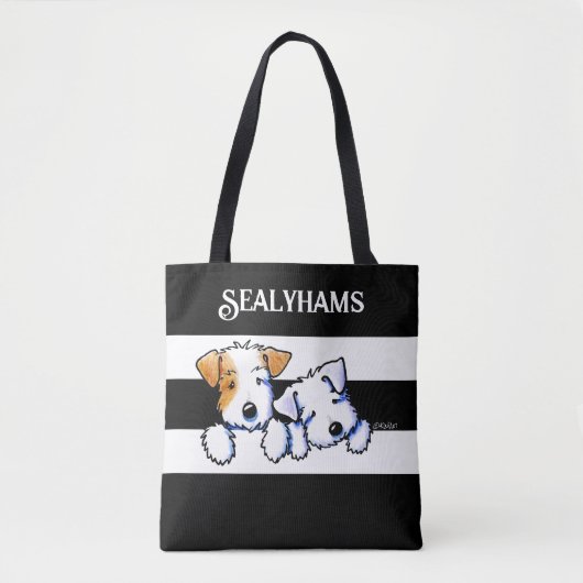 KiniArt Sealyham Terriers Canvas tas (Voorkant)