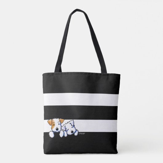KiniArt Sealyham Terriers Canvas tas (Achterkant)