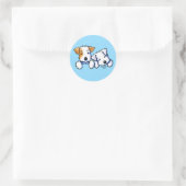 KiniArt Sealyham Terriers Ronde Sticker (Tas)