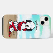 KiniArt Sheepadoodle iPhone Hoesje (Achterkant horizontaal)
