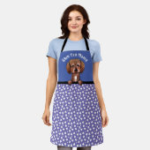 KiniArt Shih Tzu All-Over Print Apron Schort (Gedragen)