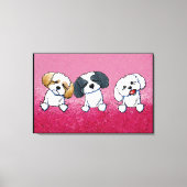 KiniArt Shih Tzu Canvas Afdruk (Voorkant)