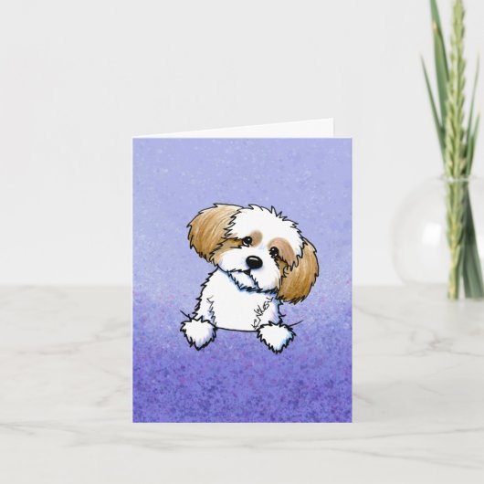 KiniArt Shih Tzu-kaart (Voorkant)