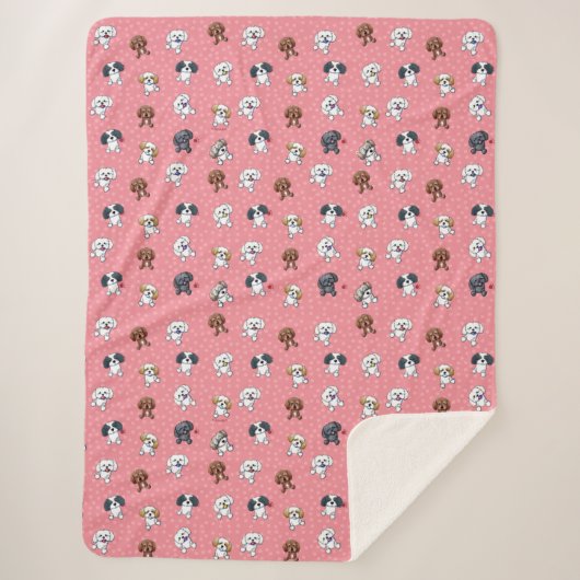 KiniArt Shih Tzu Sherpa Deken (Voorkant)