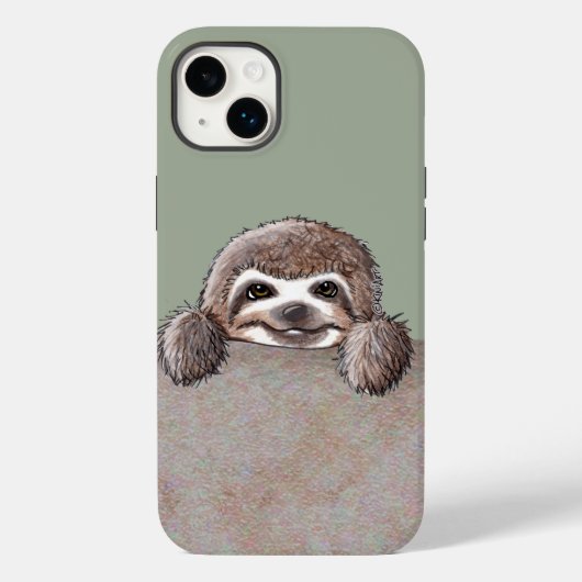 KiniArt Sloth Case-Mate iPhone Case (Achterkant)
