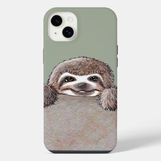 KiniArt Sloth iPhone Hoesje (Achterkant)