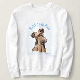 KiniArt Sneeuwwitje Welsh Terrier sweatshirt