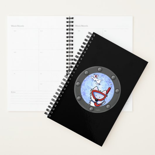 KiniArt Snorkel Westie Porthole Planner (Display)