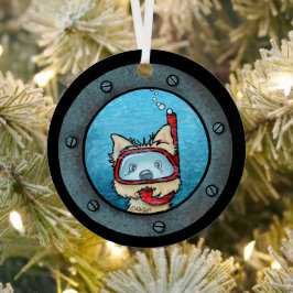 KiniArt Snorkelen Cairn Metalen Ornament