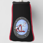 KiniArt Snorkelen Westie Terrier Golfheadcover (Draai 90)