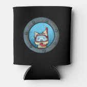 KiniArt Snorkeling Cairn Terrier Blikjeskoeler (Voorkant)