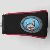 KiniArt Snorkeling Cairn Terrier Golfheadcover (Voorkant)