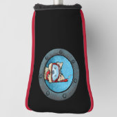 KiniArt Snorkeling Cairn Terrier Golfheadcover (Draai 90)