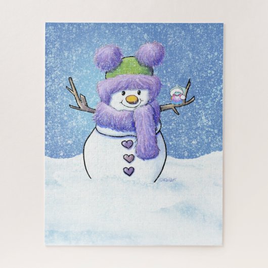 KiniArt Snow Friends Legpuzzel (Verticaal)