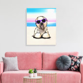 KiniArt Soft Coated Wheaten Terrier Canvas Afdruk (Insitu (Woonkamer))