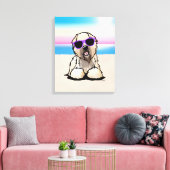 KiniArt Soft Coated Wheaten Terrier Canvas Afdruk (Insitu (Woonkamer))