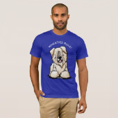 KiniArt Soft Coated Wheaten Terrier T-Shirt (Voorkant volledig)