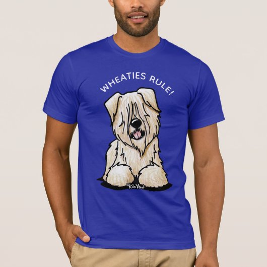 KiniArt Soft Coated Wheaten Terrier T-Shirt (Voorkant)