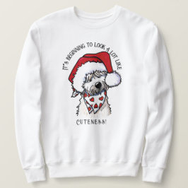 KiniArt Soft Coated Wheatie Kerst T-shirt