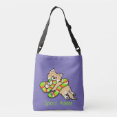 KiniArt Sploot Master Pom Crossbody Tas (Achterkant)