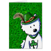 KiniArt St Paddy's Day Westie (Voorkant)