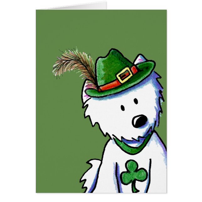 KiniArt St Paddy's Westie (Voorkant)