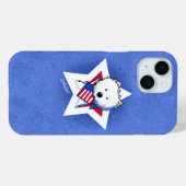 KiniArt Star gespikkelde Westie Case-Mate iPhone Case (Achterkant (horizontaal))