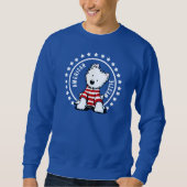 KiniArt Stars en Stripes Westie Sweatshirt (Voorkant)