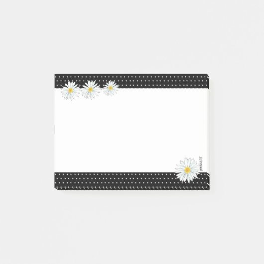 KiniArt Stippen en Daisies Post-it® Notes (Voorkant)