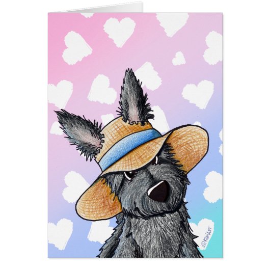 KiniArt Straw Pet Scottie Dog (Voorkant)