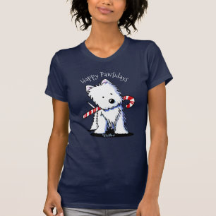 KiniArt Suikerstok Westie T-shirt