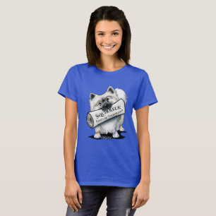 KiniArt Sweet Chester Pom met krant T-shirt