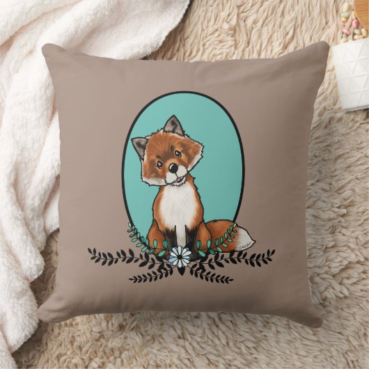 KiniArt Sweet Fox Kussen (Deken)