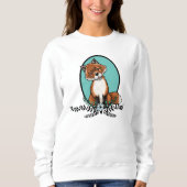 KiniArt Sweet Fox T-Shirt Sweatshirt (Voorkant)