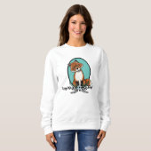 KiniArt Sweet Fox T-Shirt Sweatshirt (Voorkant volledig)