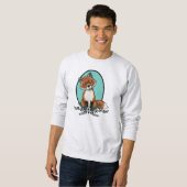 KiniArt Sweet Fox T-Shirt Sweatshirt (Voorkant volledig)