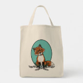 KiniArt Sweet Fox Tote Bag (Achterkant)