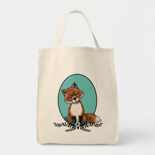 KiniArt Sweet Fox Tote Bag (Voorkant)