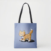 KiniArt Tabby Kitty Cat Tote Bag (Voorkant)