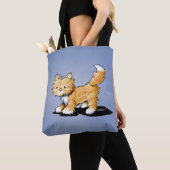 KiniArt Tabby Kitty Cat Tote Bag (Dichtbij)