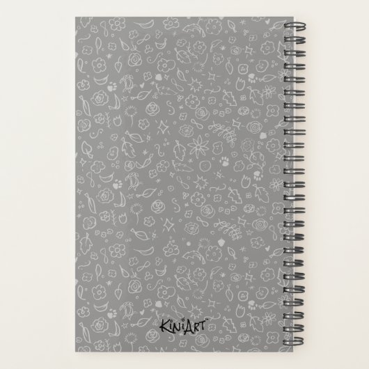 KiniArt Tawny Briard Planner (Achterkant)
