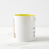 KiniArt Tawny Briard Two-Tone Coffee Mok (Center)