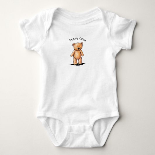 KiniArt Teddybeer Romper (Voorkant)