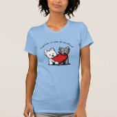KiniArt Terrier Heartfelt Duo T-Shirt (Voorkant)