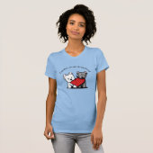 KiniArt Terrier Heartfelt Duo T-Shirt (Voorkant volledig)