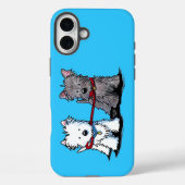 KiniArt Terrier Walkers Case-Mate iPhone Case (Achterkant)
