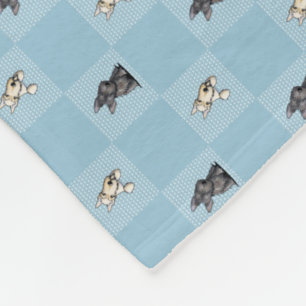 KiniArt Terriers KiniArt Fleece Blanket Deken