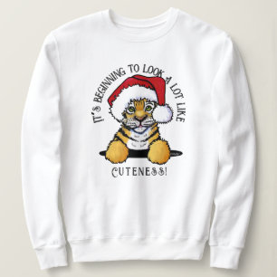 KiniArt Tijger Kerst T-shirt